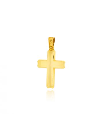 Σταυρός Βάπτισης για Αγόρι από Κίτρινο Χρυσό Κ14 041231