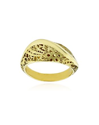 Δαχτυλίδι Neonero από Κίτρινο Χρυσό Κ14 041782