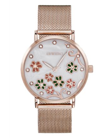 Ρολόι Gregio Corine  Quartz με Ροζ Χρυσό Μπρασελέ GR260030