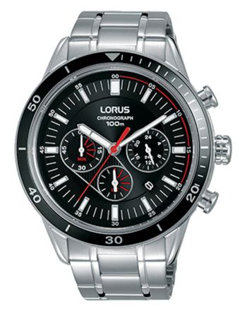 Ρολόι Lorus Sports Quartz με Μπρασελέ από Ανοξείδωτο Ατσάλι RT399GX9